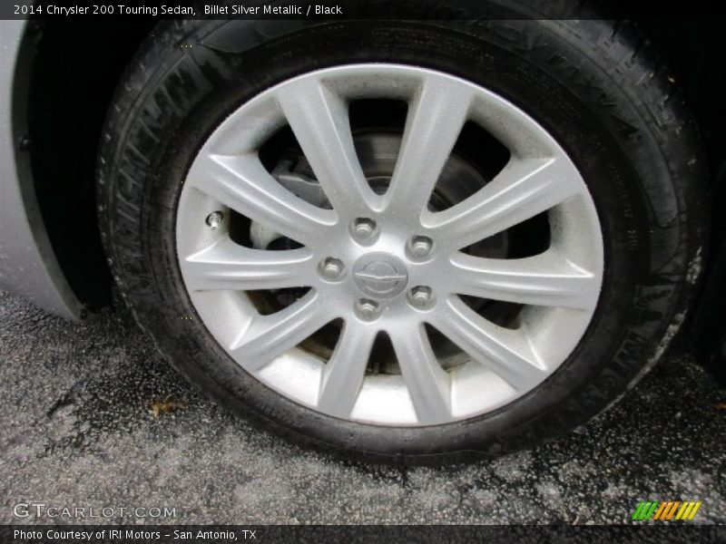 Billet Silver Metallic / Black 2014 Chrysler 200 Touring Sedan