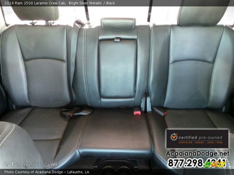 Bright Silver Metallic / Black 2014 Ram 1500 Laramie Crew Cab