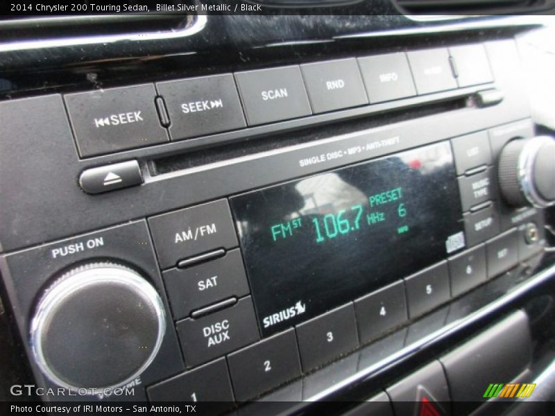 Billet Silver Metallic / Black 2014 Chrysler 200 Touring Sedan