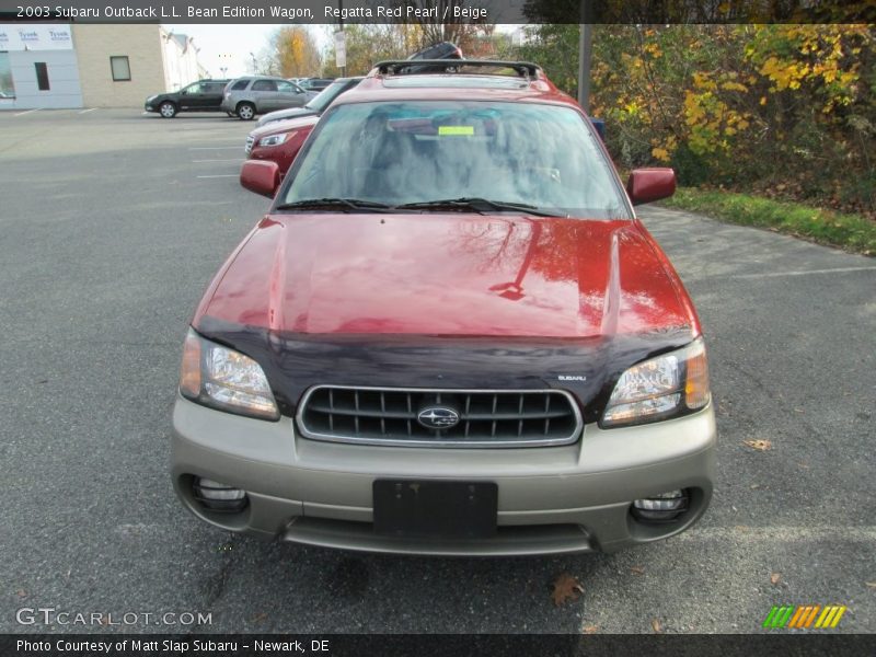 Regatta Red Pearl / Beige 2003 Subaru Outback L.L. Bean Edition Wagon