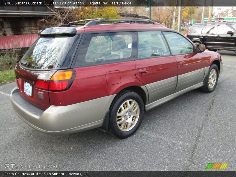 Regatta Red Pearl / Beige 2003 Subaru Outback L.L. Bean Edition Wagon