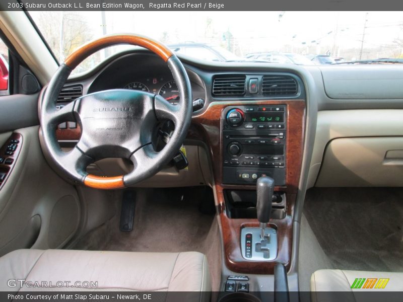 Regatta Red Pearl / Beige 2003 Subaru Outback L.L. Bean Edition Wagon
