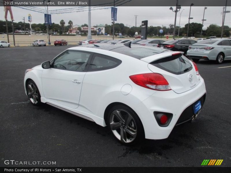 Elite White / Black 2015 Hyundai Veloster Turbo