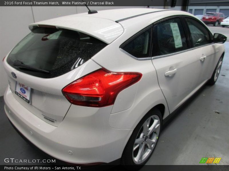 White Platinum / Charcoal Black 2016 Ford Focus Titanium Hatch