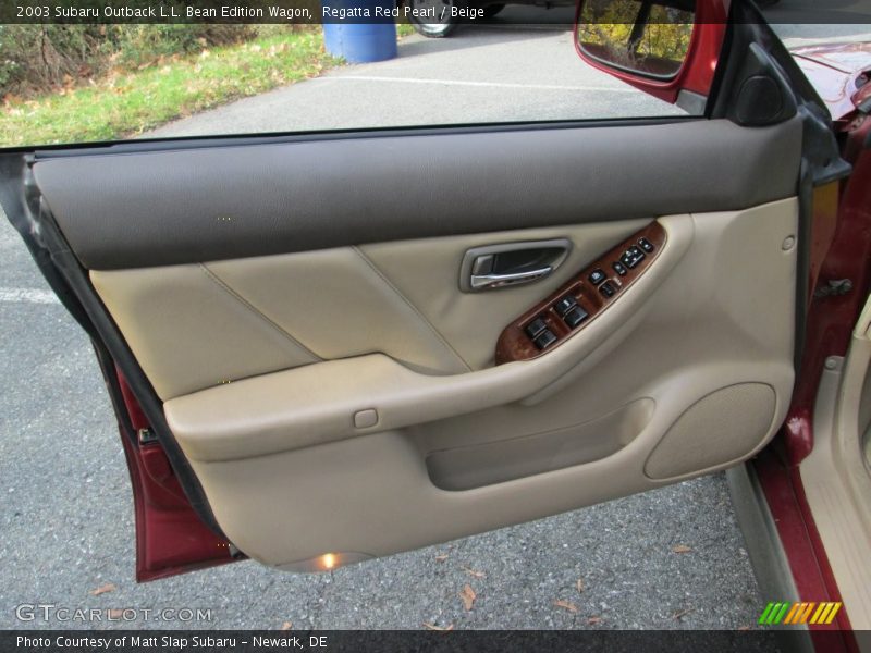 Regatta Red Pearl / Beige 2003 Subaru Outback L.L. Bean Edition Wagon