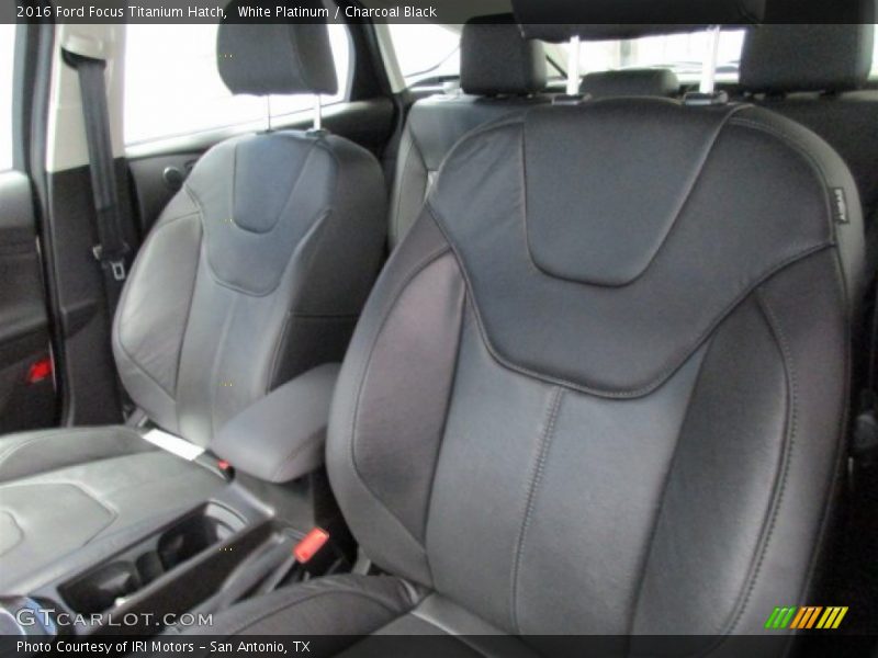 White Platinum / Charcoal Black 2016 Ford Focus Titanium Hatch