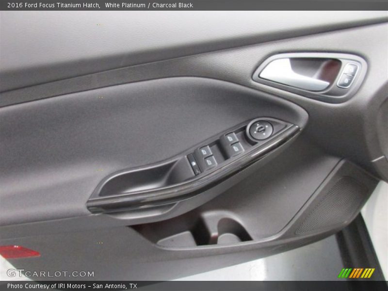 White Platinum / Charcoal Black 2016 Ford Focus Titanium Hatch