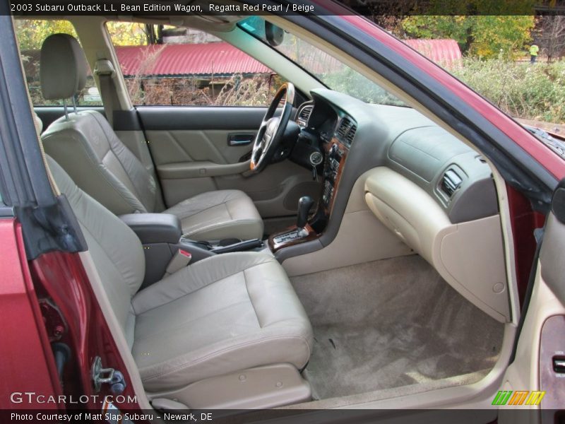 Regatta Red Pearl / Beige 2003 Subaru Outback L.L. Bean Edition Wagon