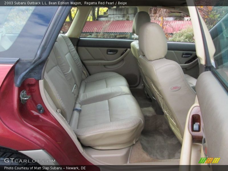 Regatta Red Pearl / Beige 2003 Subaru Outback L.L. Bean Edition Wagon