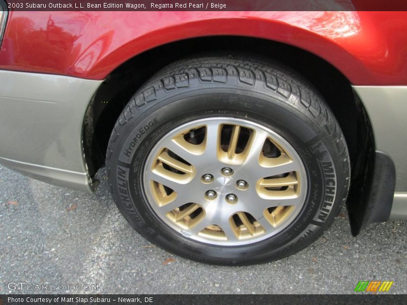 Regatta Red Pearl / Beige 2003 Subaru Outback L.L. Bean Edition Wagon
