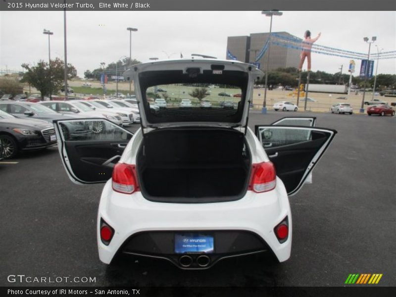 Elite White / Black 2015 Hyundai Veloster Turbo