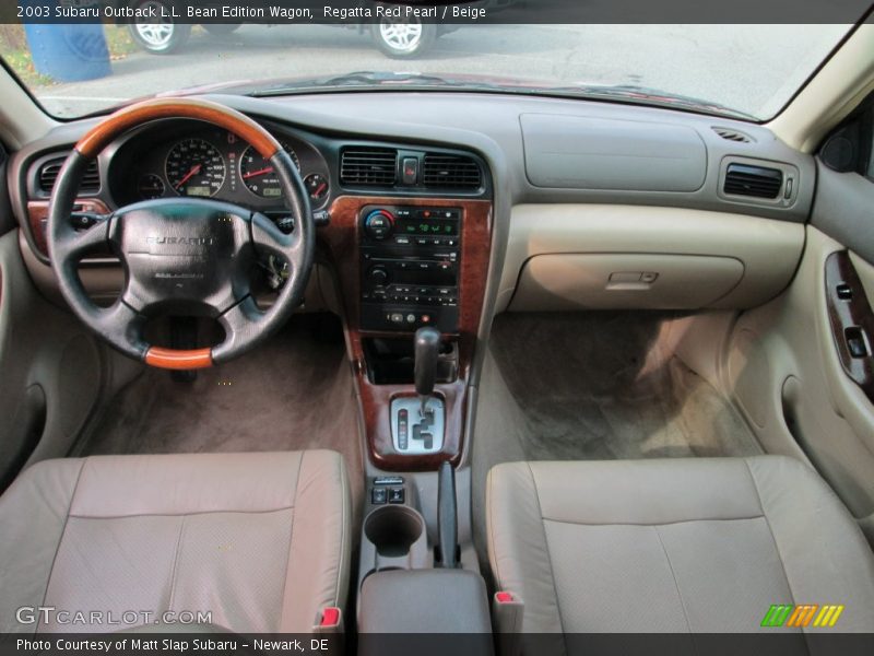 Regatta Red Pearl / Beige 2003 Subaru Outback L.L. Bean Edition Wagon