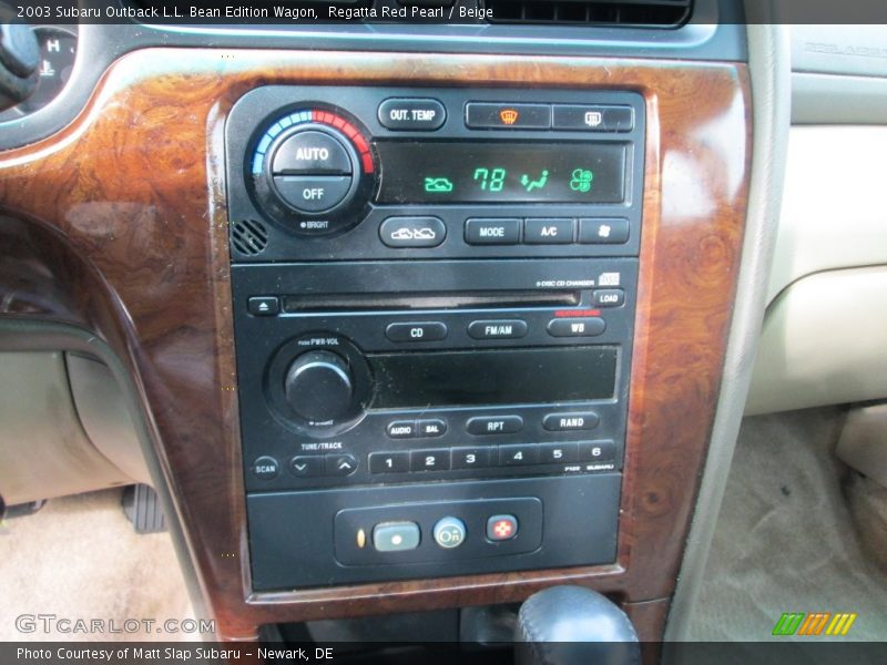 Regatta Red Pearl / Beige 2003 Subaru Outback L.L. Bean Edition Wagon