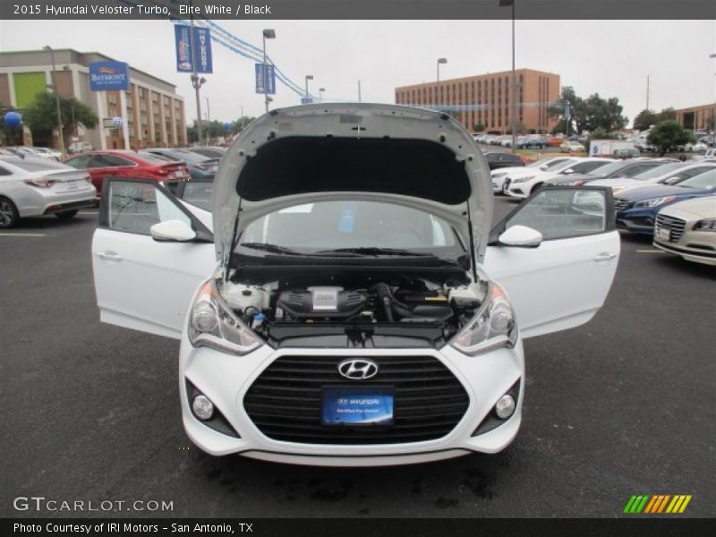 Elite White / Black 2015 Hyundai Veloster Turbo