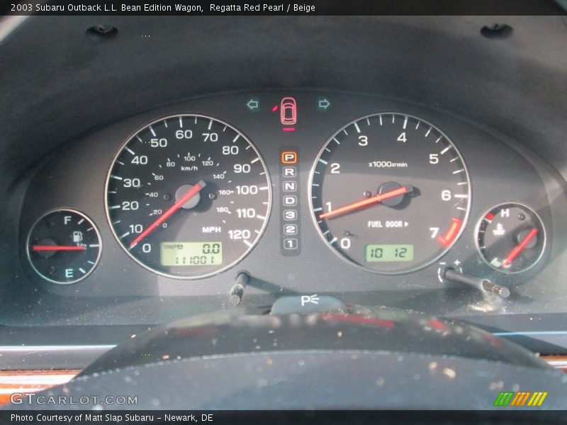 Regatta Red Pearl / Beige 2003 Subaru Outback L.L. Bean Edition Wagon