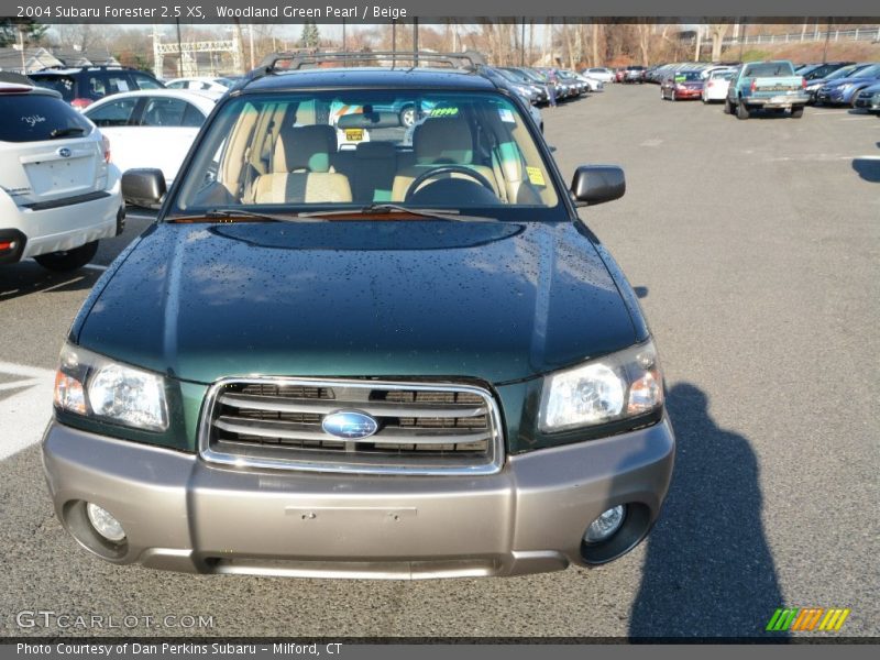 Woodland Green Pearl / Beige 2004 Subaru Forester 2.5 XS