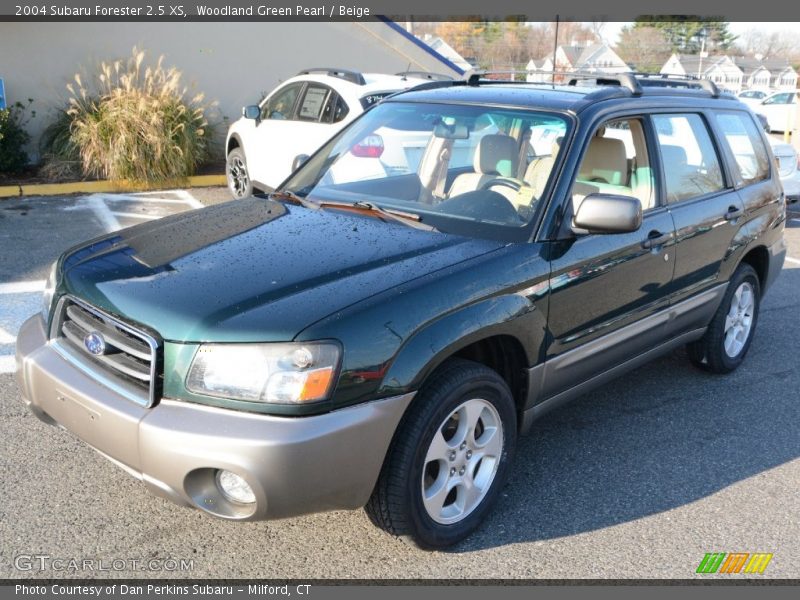 Woodland Green Pearl / Beige 2004 Subaru Forester 2.5 XS