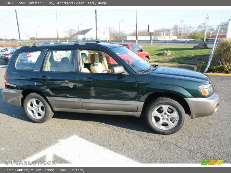 Woodland Green Pearl / Beige 2004 Subaru Forester 2.5 XS