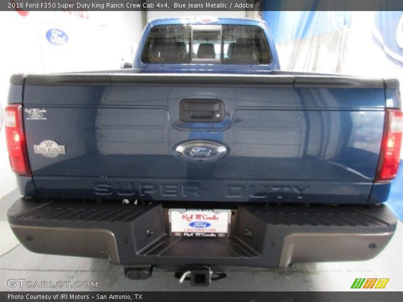 Blue Jeans Metallic / Adobe 2016 Ford F350 Super Duty King Ranch Crew Cab 4x4