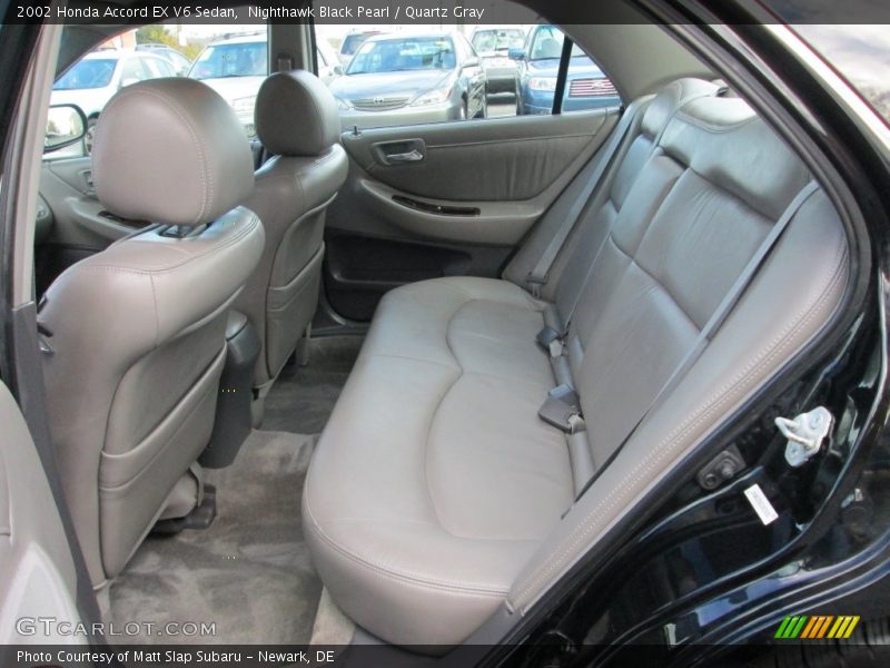 Nighthawk Black Pearl / Quartz Gray 2002 Honda Accord EX V6 Sedan