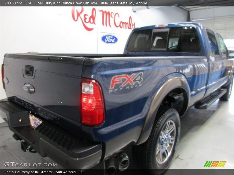 Blue Jeans Metallic / Adobe 2016 Ford F350 Super Duty King Ranch Crew Cab 4x4