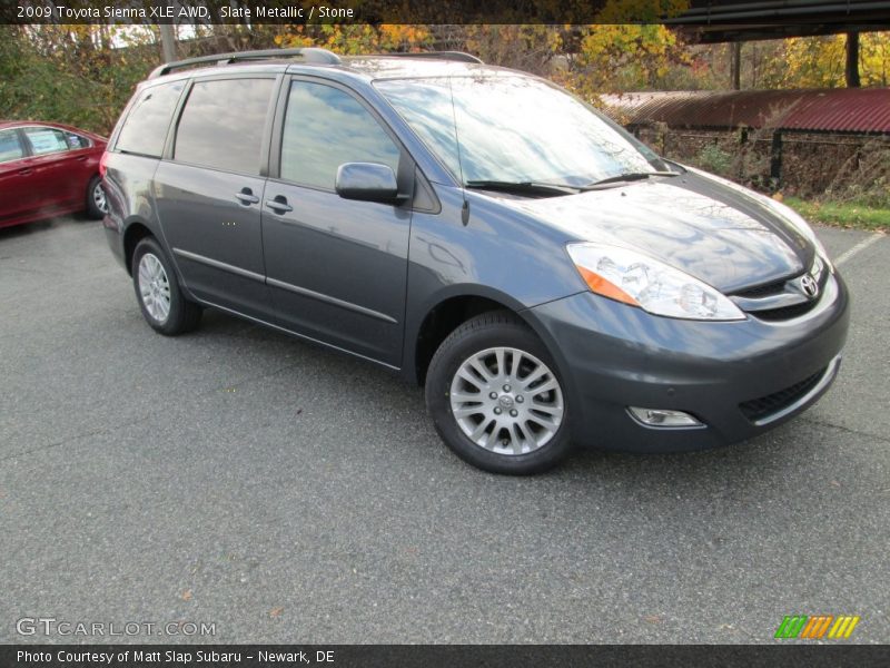 Slate Metallic / Stone 2009 Toyota Sienna XLE AWD