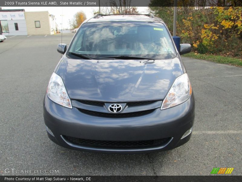 Slate Metallic / Stone 2009 Toyota Sienna XLE AWD