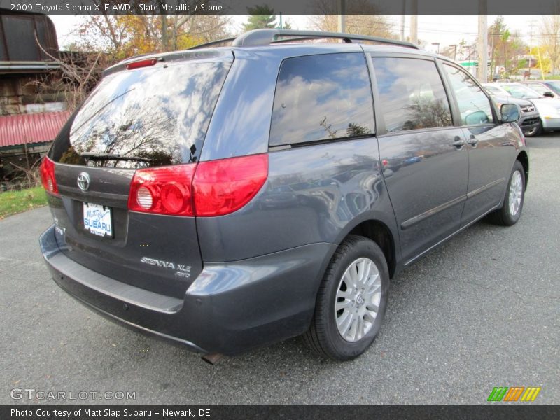 Slate Metallic / Stone 2009 Toyota Sienna XLE AWD