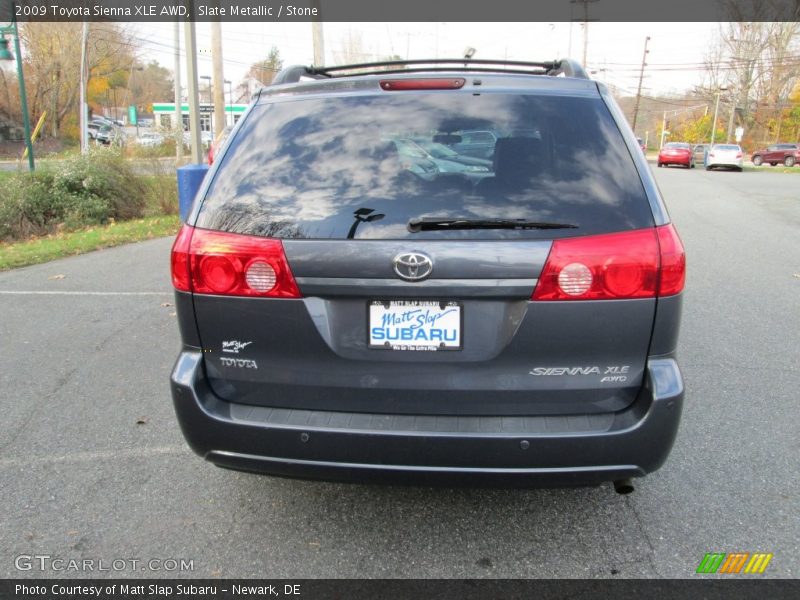 Slate Metallic / Stone 2009 Toyota Sienna XLE AWD