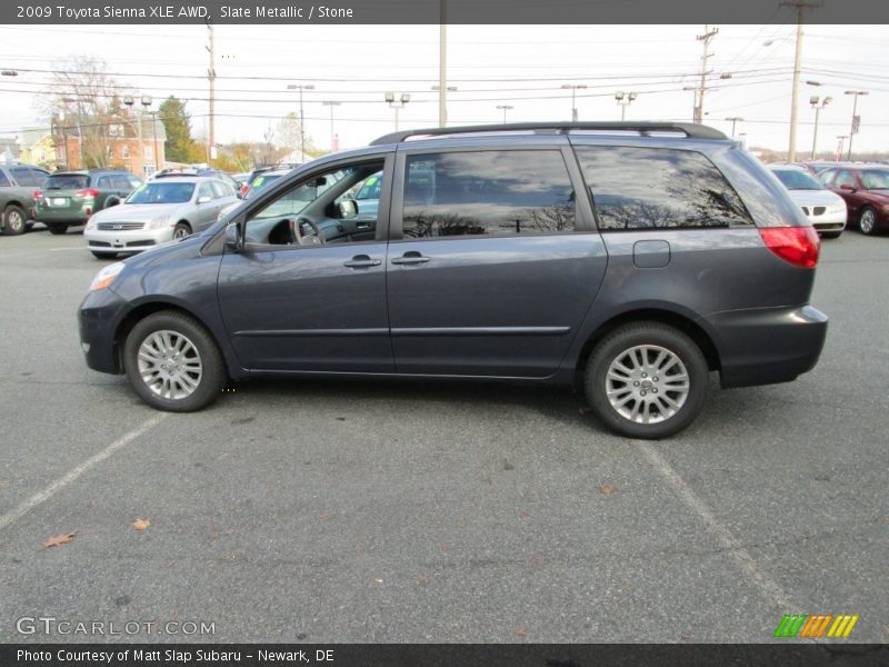 Slate Metallic / Stone 2009 Toyota Sienna XLE AWD