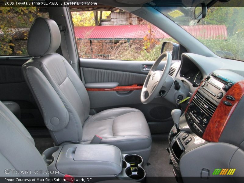 Slate Metallic / Stone 2009 Toyota Sienna XLE AWD