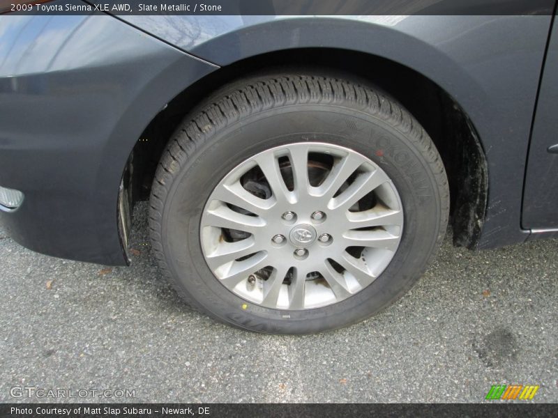 Slate Metallic / Stone 2009 Toyota Sienna XLE AWD