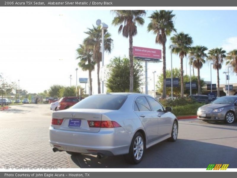 Alabaster Silver Metallic / Ebony Black 2006 Acura TSX Sedan