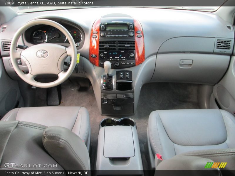Slate Metallic / Stone 2009 Toyota Sienna XLE AWD