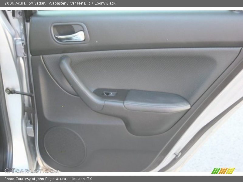 Alabaster Silver Metallic / Ebony Black 2006 Acura TSX Sedan