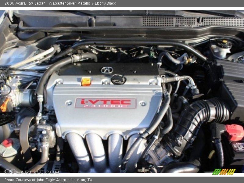 Alabaster Silver Metallic / Ebony Black 2006 Acura TSX Sedan