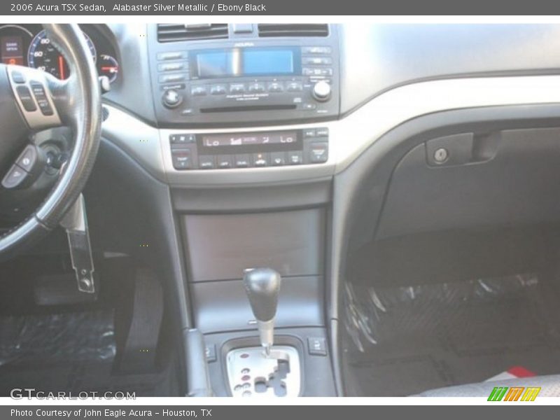 Alabaster Silver Metallic / Ebony Black 2006 Acura TSX Sedan