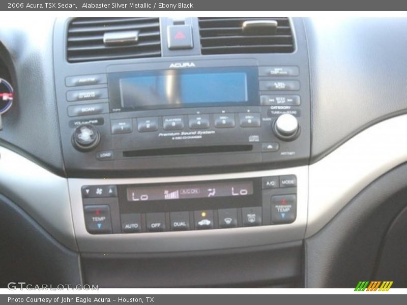 Alabaster Silver Metallic / Ebony Black 2006 Acura TSX Sedan