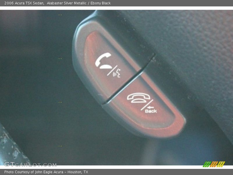 Alabaster Silver Metallic / Ebony Black 2006 Acura TSX Sedan