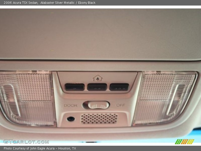 Alabaster Silver Metallic / Ebony Black 2006 Acura TSX Sedan
