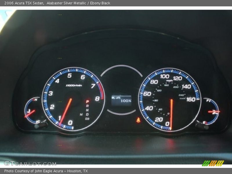 Alabaster Silver Metallic / Ebony Black 2006 Acura TSX Sedan