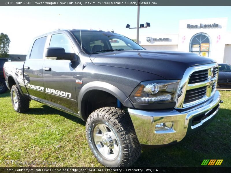 Maximum Steel Metallic / Black/Diesel Gray 2016 Ram 2500 Power Wagon Crew Cab 4x4