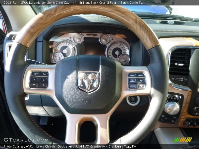  2016 1500 Laramie Longhorn Crew Cab 4x4 Steering Wheel