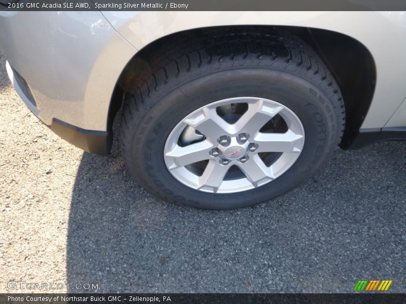 Sparkling Silver Metallic / Ebony 2016 GMC Acadia SLE AWD