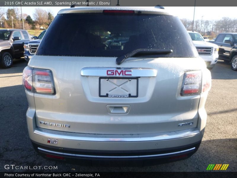Sparkling Silver Metallic / Ebony 2016 GMC Acadia SLE AWD