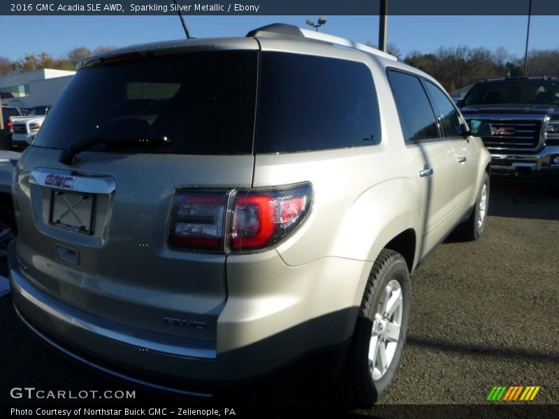Sparkling Silver Metallic / Ebony 2016 GMC Acadia SLE AWD