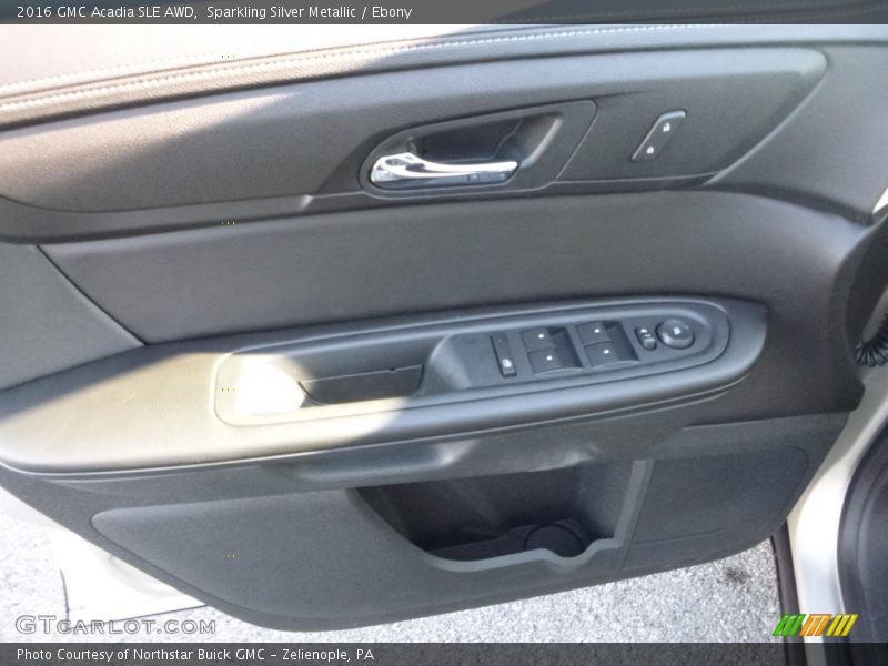 Sparkling Silver Metallic / Ebony 2016 GMC Acadia SLE AWD