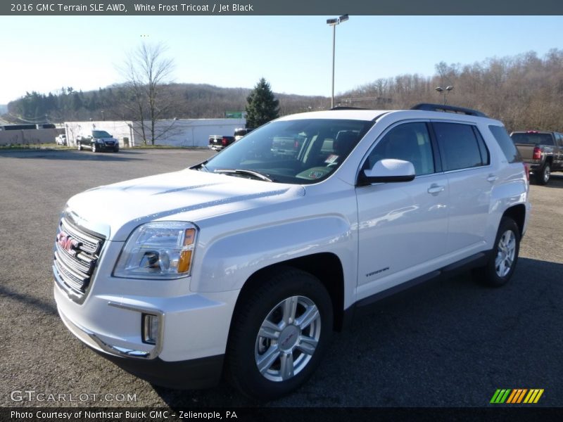 White Frost Tricoat / Jet Black 2016 GMC Terrain SLE AWD