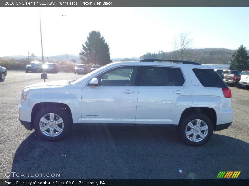 White Frost Tricoat / Jet Black 2016 GMC Terrain SLE AWD