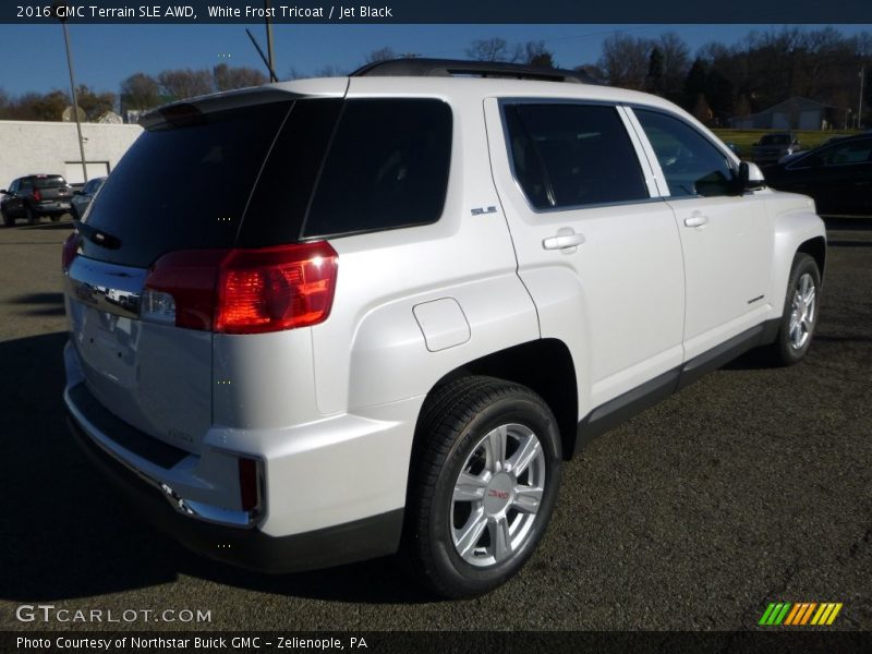 White Frost Tricoat / Jet Black 2016 GMC Terrain SLE AWD